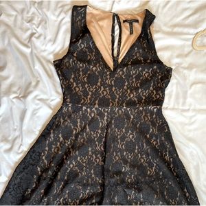 Lace Over Lining Occasion | Above-Knee Dress